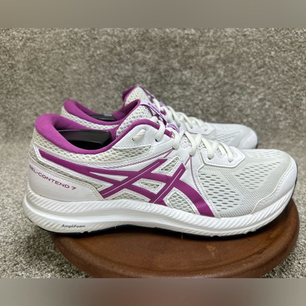 Size 10.5  - ASICS Gel Contend 7 White Digital Grape W